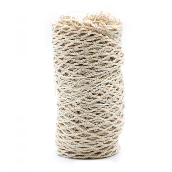 Pure Cotton Mesh Bag - Natural - Image 3