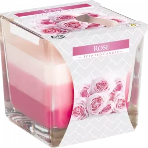 Rainbow Jar Candle - Rose