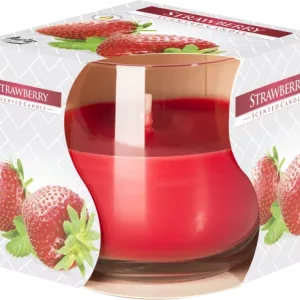 Scented Glass Jar Candle - Strawberry