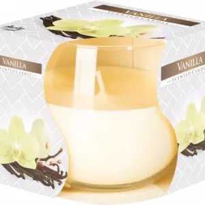 Scented Glass Jar Candle - Vanilla