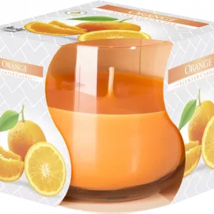 Scented Glass Jar Candle - Orange