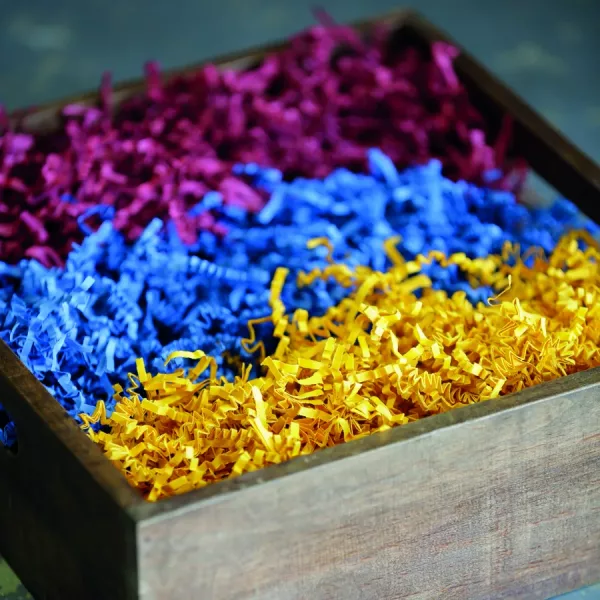 SizzlePak Shredded paper - Burgundy (1KG) - Image 2