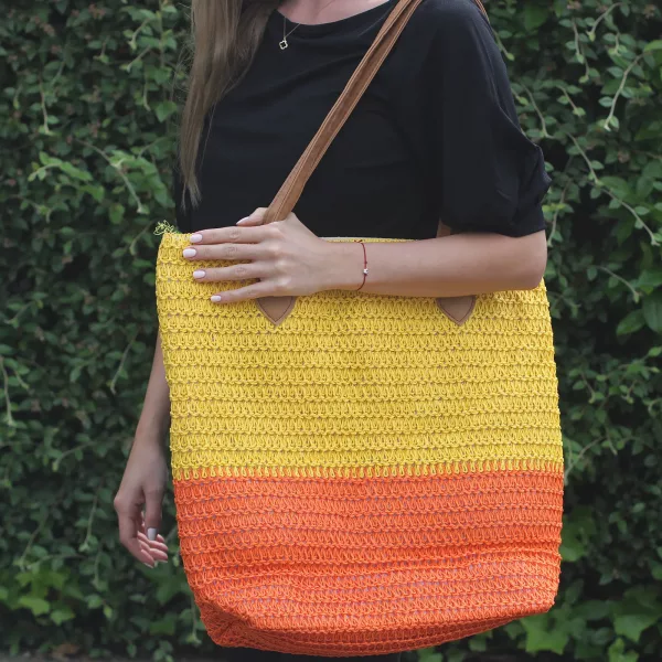 Back to the Bazaar Bag - Black & Tan - Image 2