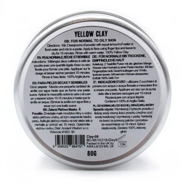 Yellow Clay 80g - Image 3