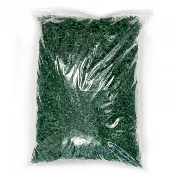 SizzlePak Shredded paper - Forest Green (1KG) - Image 3