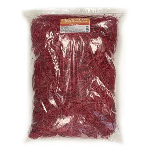 Very Fine Shredded paper - Deep Red (0.5KG) - Image 3