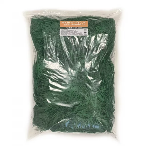 Very Fine Shredded paper - Forest Green (0.5KG) - Image 2
