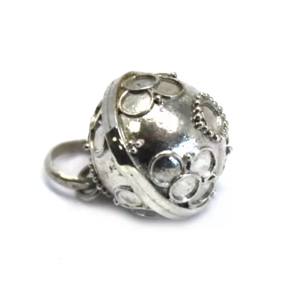 Silver Angel Bell - Faith - 12mm - Image 3