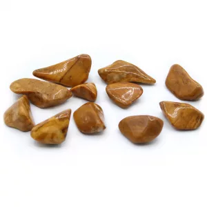 L Tumble Stones - Jasper - Yellow