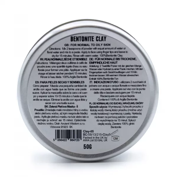 Bentonite Clay 50g - Image 3