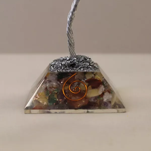 Gemstone Tree with Organite Base - 80 Stone - Multi - Image 2