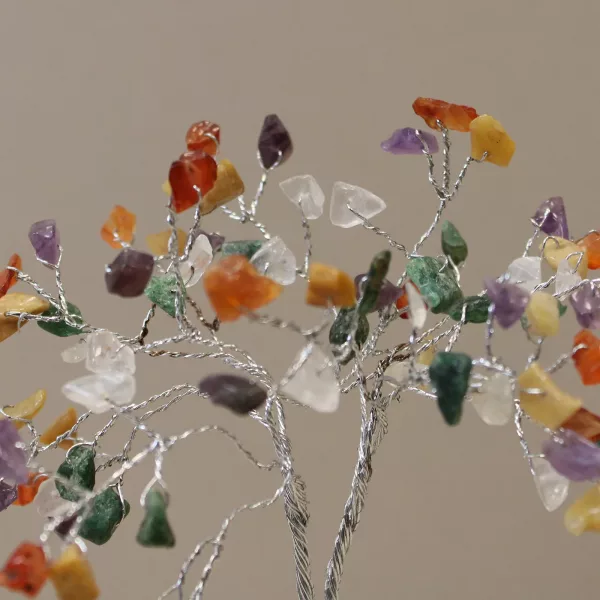 Gemstone Tree with Organite Base - 80 Stone - Multi - Image 3