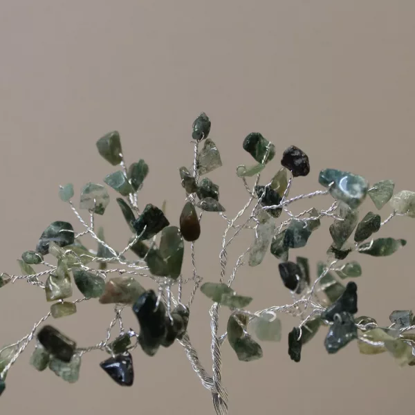 Gemstone Tree with Organite Base - 80 Stone - Moss Agate - Image 2