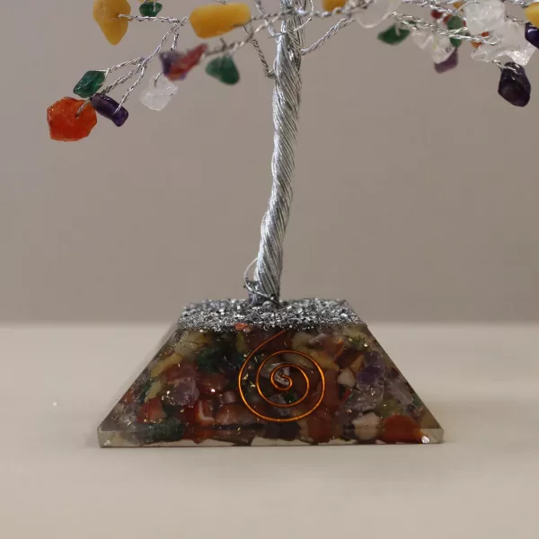 Gemstone Tree with Organite Base - 160 Stone - Multi - Image 3