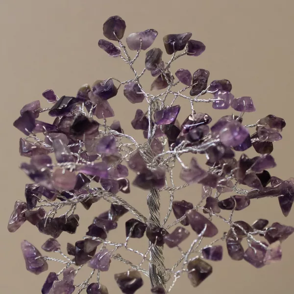 Gemstone Tree with Organite Base - 160 Stone - Amethyst - Image 2