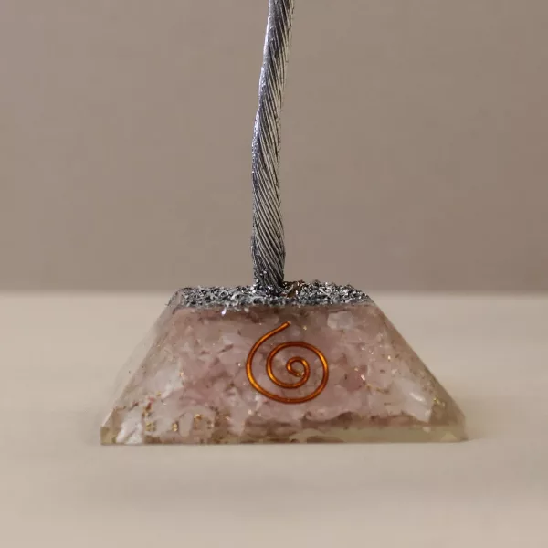 Gemstone Tree with Organite Base - 160 Stone - Rose Quartz - Image 3