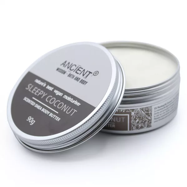 Scented Shea Body Butter 90g - Sleepy Coconut - Image 3