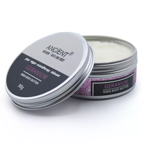 Aromatherapy Shea Body Butter 90g - Geranium - Image 2
