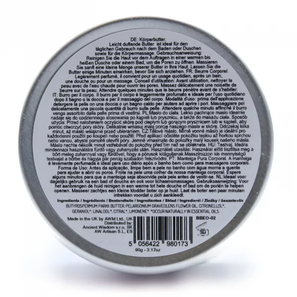 Aromatherapy Shea Body Butter 90g - Geranium - Image 3