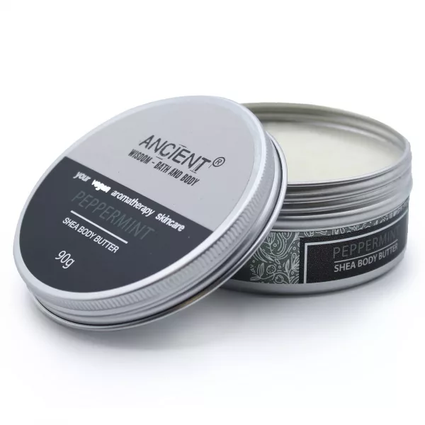 Aromatherapy Shea Body Butter 90g - Peppermint - Image 2
