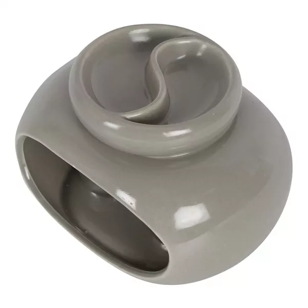 Grey Double Ceramic Oil Burner - Image 2