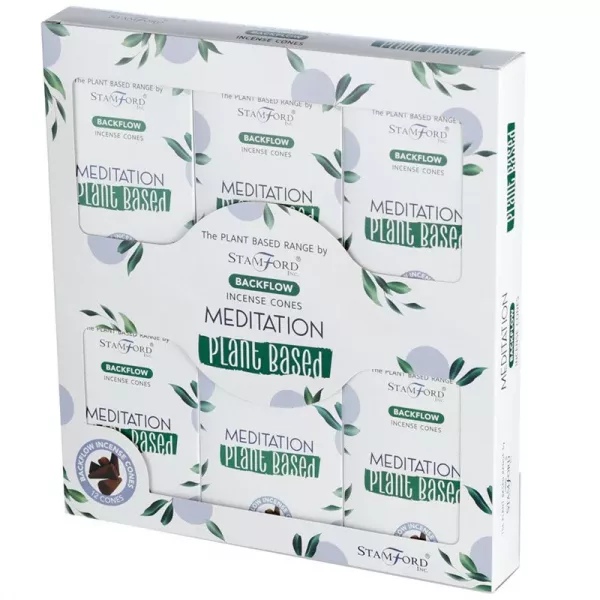 Plant Based Backflow Incense Cones - Meditation - Image 2