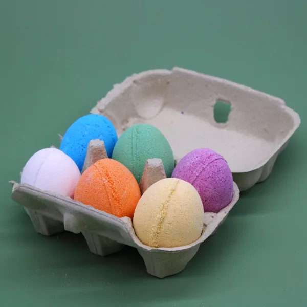 Pack of 6 Bath Eggs - Coconut - Image 4