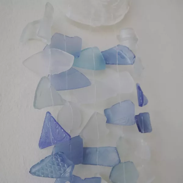 Copis & Glass Drop - Blue & White Glass - Image 3