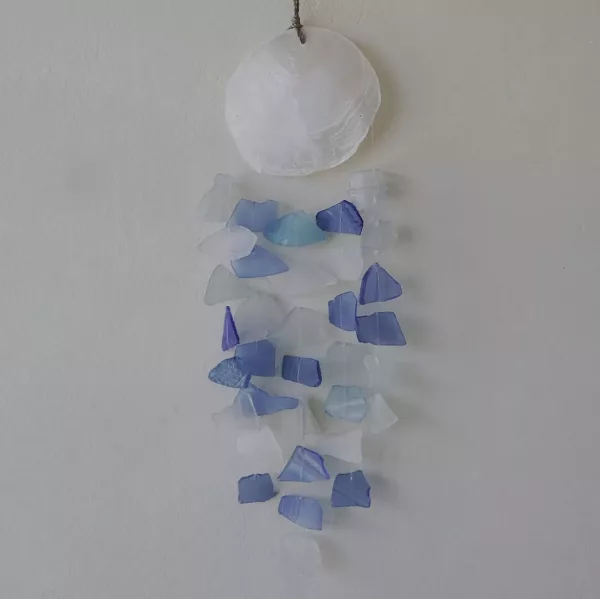 Copis & Glass Drop - Blue & White Glass - Image 2