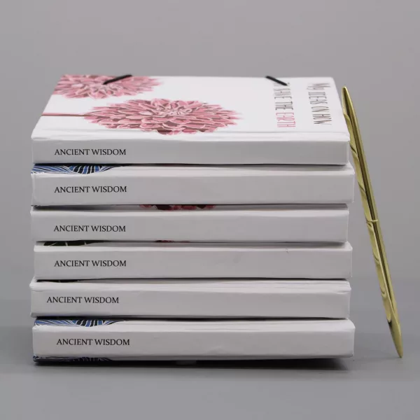 Notebook with strap - Flowers in the same garden - Image 4