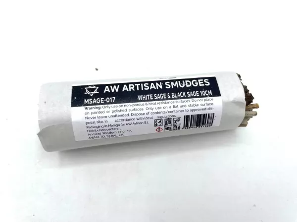 Smudge Stick - White Sage & Black Sage 10cm - Image 2