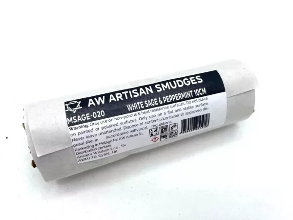 Smudge Stick - White Sage & Peppermint 10cm - Image 2