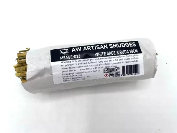Smudge Stick - White Sage & Ruda 10cm - Image 2