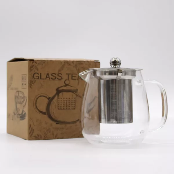 Glass Infuser Teapot - Contemporary - 550ml - Image 2