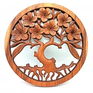 Tree of Life Frangipani Panel - 40cm