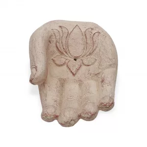 Hand Incense Burner – Lotus (white)