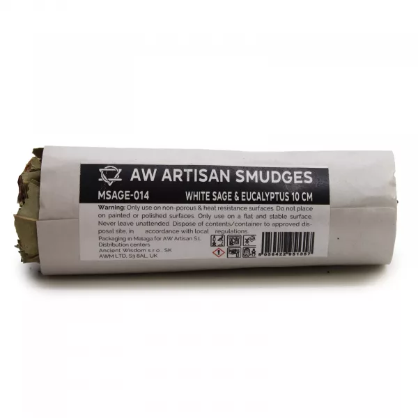 Smudge Stcik - White Sage & Eucalyptus 10 cm - Image 2