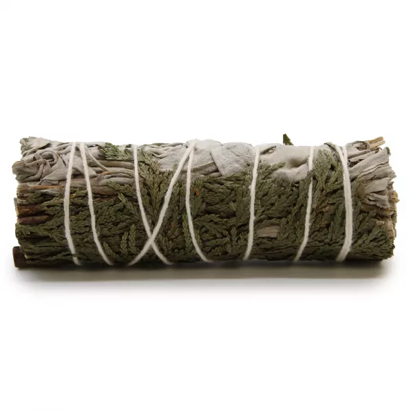 Smudge Stick - White Sage & Cedar 10cm - Image 4