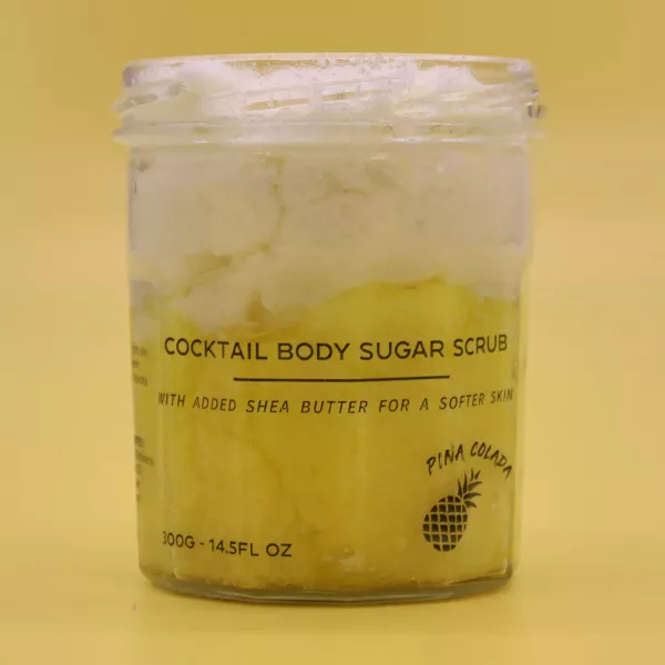 Fragranced Sugar Body Scrub - Pinacolada 300g - Image 3