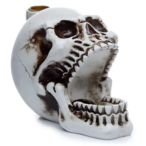 Skull with Open Mouth Backflow Incense Burner - Image 4