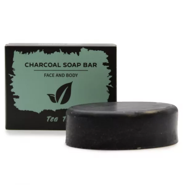 Charcoal Soap 85g - Tea Tree - Image 2