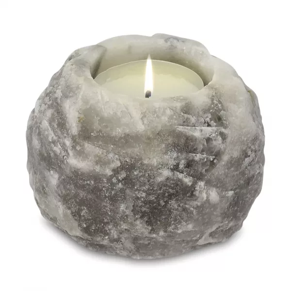 Grey Salt Candle Holder 600-800g - Image 2