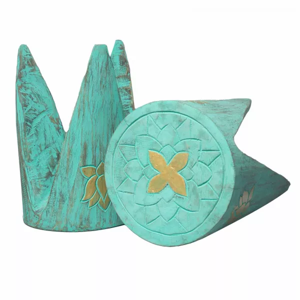 Interlocking Table/Stool set of 2 - Lrg Turquoise - Image 4