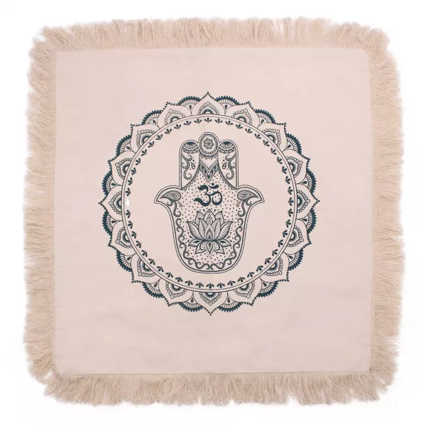 Hamsa Mandala  Cushion - 60x60cm - green