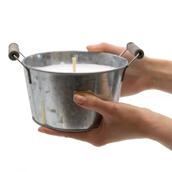 Citronella Zinc Bowl 8.5x15cm - 30hrs - Image 3