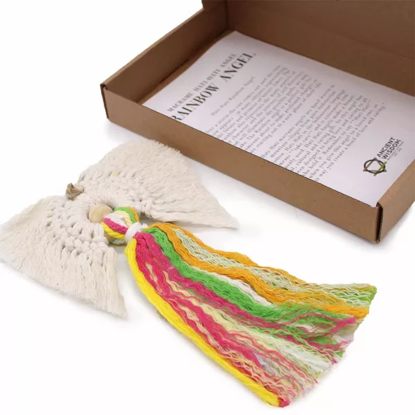 Macrame Angel - Rainbow - Image 4