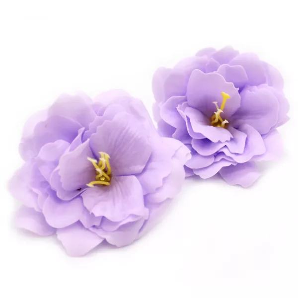Craft Soap Flower - Small Peony - Purple - Image 2