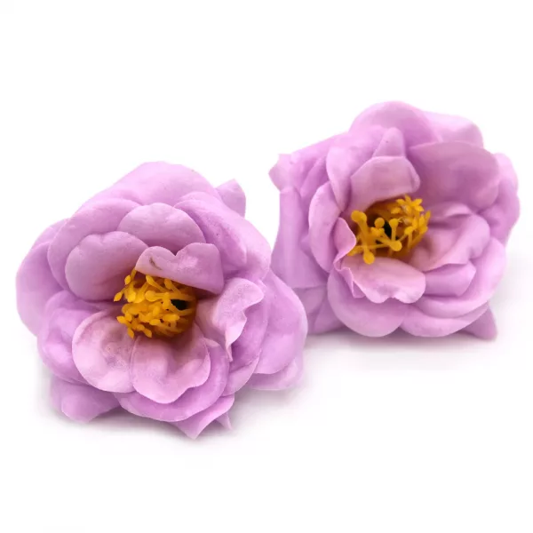 Craft Soap Flower - Camellia - Light Purple - Image 2