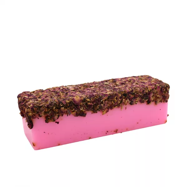 Rose & Rose Petals - Soap Loaf - Image 2
