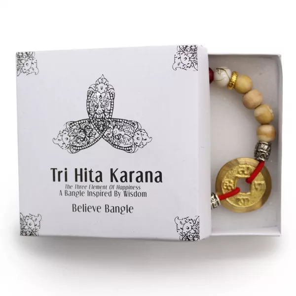 Tri Hita Karana Bangle - Believe - Image 4